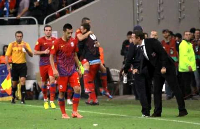 Golul cu care Steaua a câștigat meciul cu Copenhaga * Foto: Marian Burlacu