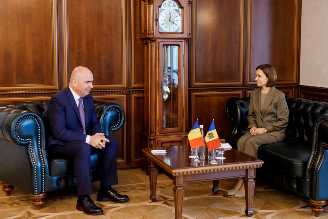 Ilie Bolojan și Maia Sandu au avut o întrevedere la Chișinău. FOTO: Presedinte.md