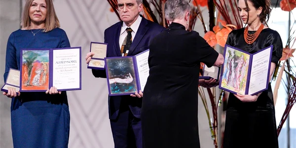 Decernarea Premiului Nobel pentru Pace 2022 FOTO EPA EFE jpg