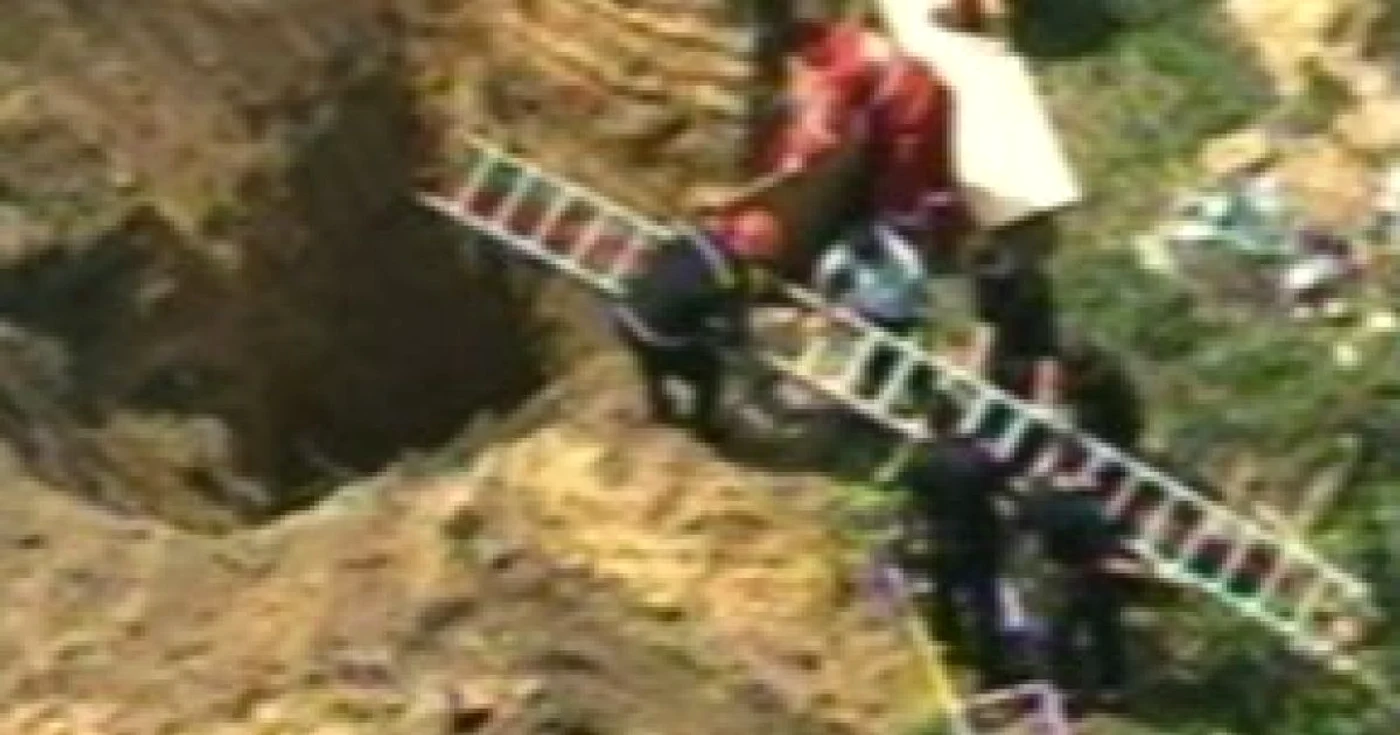 Two-year old girl falls into a nine-meter well