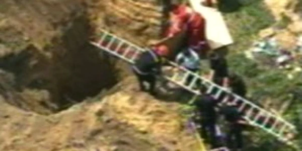 Two-year old girl falls into a nine-meter well