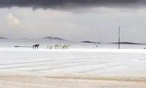 GIF zapada in desert