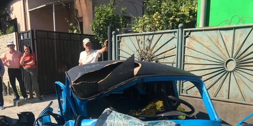 accident mortal in soimus foto isu hunedoara