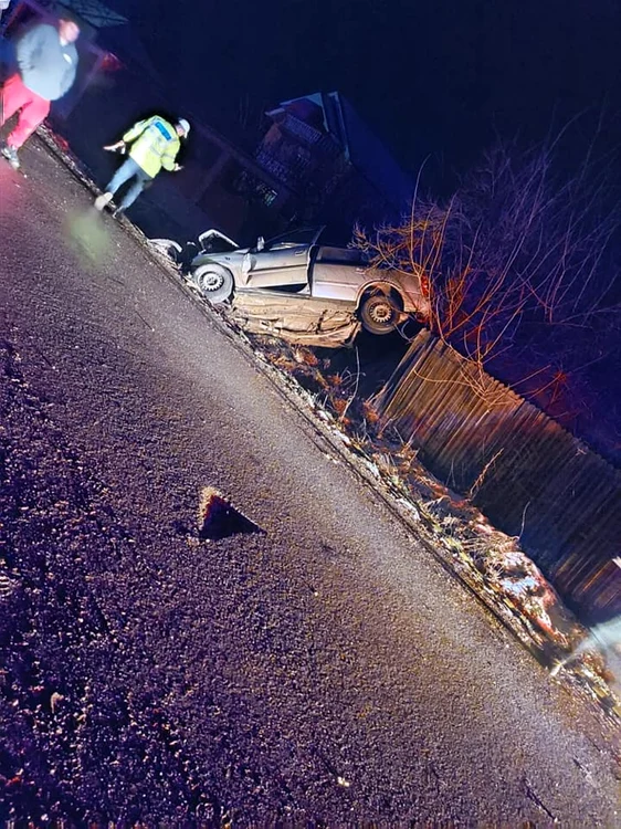 Accidentul s-a petrecut în localitatea Cârlogani FOTO: Facebook/Beb Tru