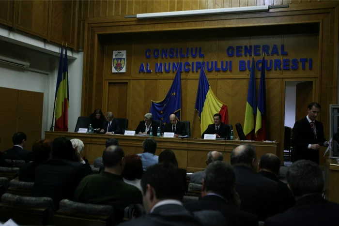 Consiliul General al Municipiului București. Foto: Arhivă