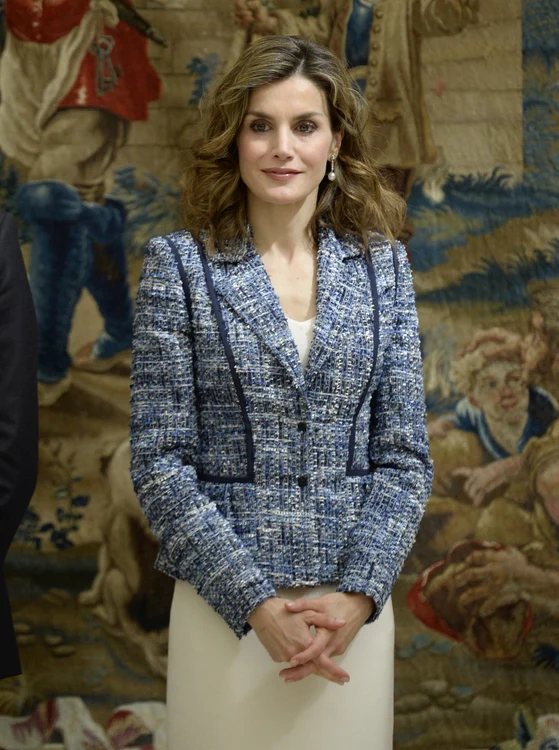 La reine Letizia d'Espagne lors du prix ''Queen Letizia 2015'' à Madrid jpeg