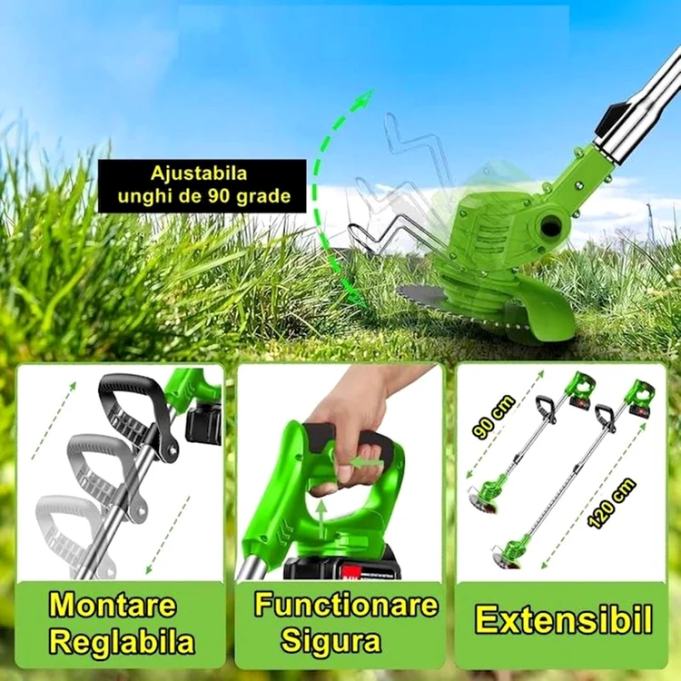 SIKS motocoasă electrică cu acumulator fără fir Foto eMAG jpg