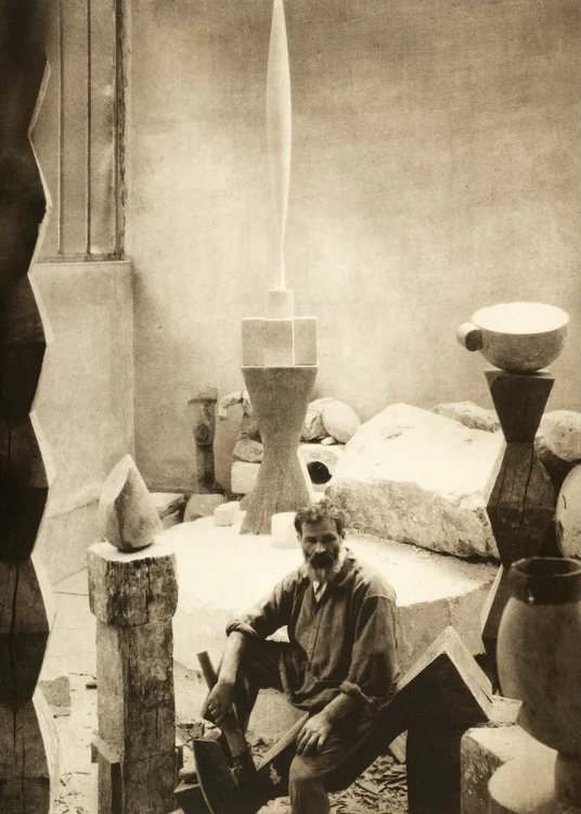 Constantin Brâncuși, Self Portrait in the Studio, c  1922  © Succession Brancusi   All rights reserved (ADAGP), Centre Pompidou, MNAM CCI jpg