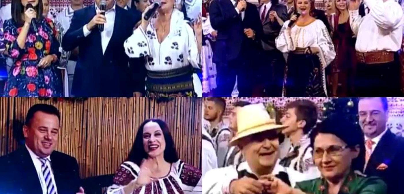 Florin Iordache cântă „Mă dusei să trec la Olt“, Şerban Nicolae a ales „Puşca şi cureaua lată“, Liviu Pop se simte bine alături de Maria Dragomiroiu, iar Ecaterina Andronescu se lasă învârtită FOTO Capturi România TV