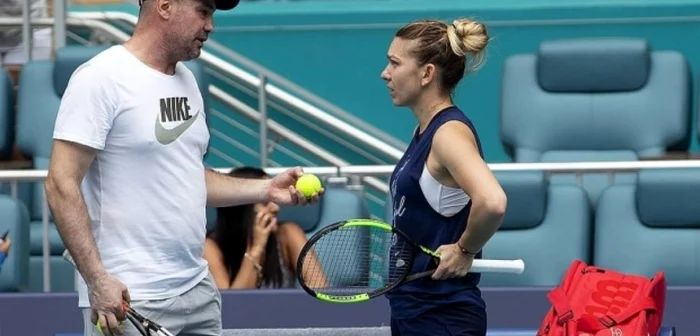 Daniel Dobre, alături de Simona Halep