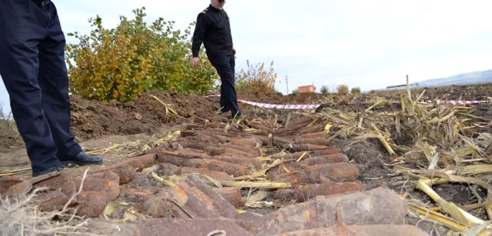 Pirotehniştii încă mai descoperă ocazional muniţie în preajma locului tragediei FOTO ISU Brăila