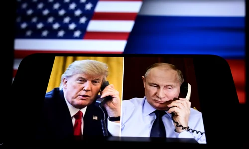 Putin și Trump vorbesc la telefon FOTO shutterstock jpg