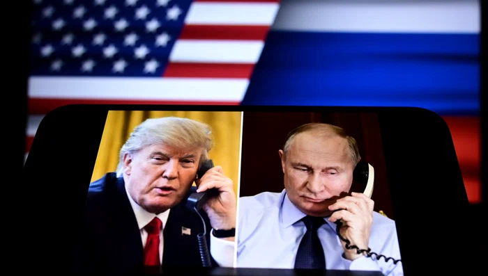 Putin și Trump vorbesc la telefon FOTO shutterstock jpg