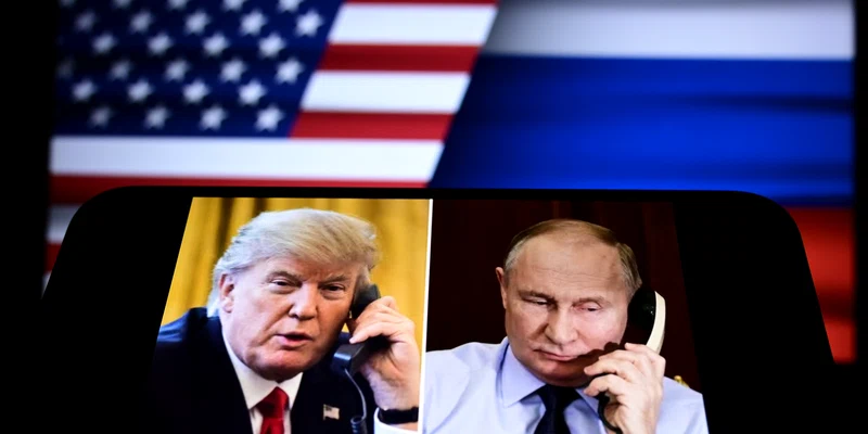 Putin și Trump vorbesc la telefon FOTO shutterstock jpg