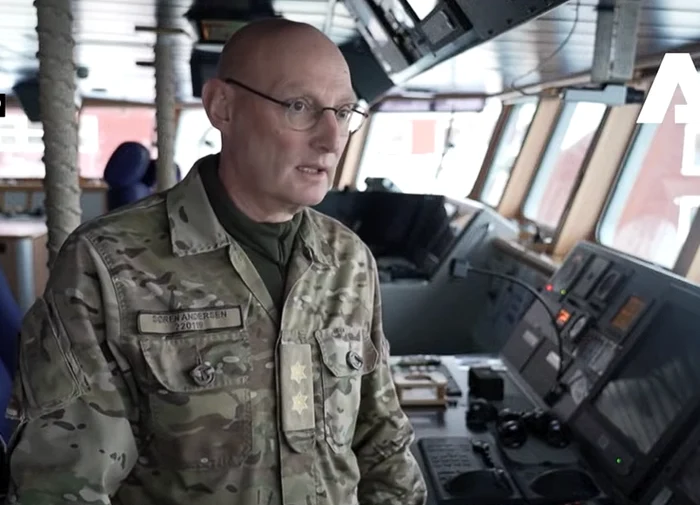 Generalul Soren Andersen. FOTO captură video YouTube Reuters/CNN