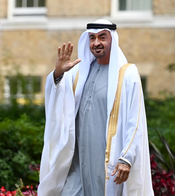 Înălţimea Sa, Şeicul Mohammed bin Zayed Al Nahyan, prinţ moştenitor al Abu Dhabi şi Locţiitor al Comandantului Suprem al Forţelor Armate ale Emiratelor Arabe Unite | Foto EPA EFE