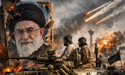 Soldați iranieni în luptă urbană png