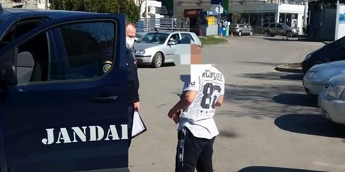 bistritean amendat cu 2000 de lei foto jandarmeria