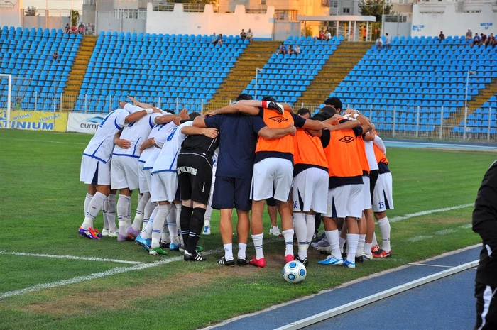 Jucătorii de la Farul. Foto: FC Farul Constanţa