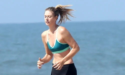 Maria Sharapova Continues Working Out Despite Failed Drug Test jpeg