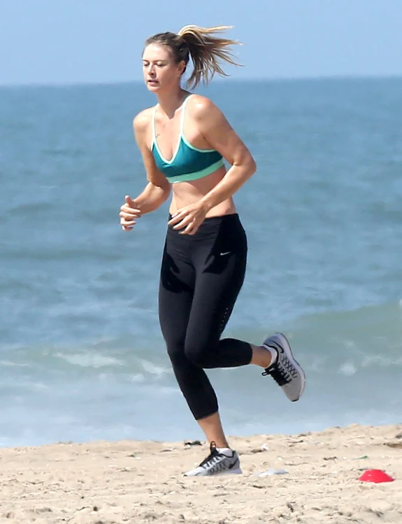 Maria Sharapova Continues Working Out Despite Failed Drug Test jpeg