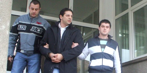 Giovanni Granieri, la ieşirea din sediul Poliţiei Municipiului Alba Iulia