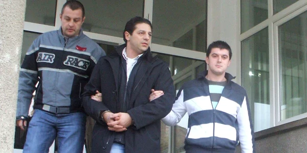 Giovanni Granieri, la ieşirea din sediul Poliţiei Municipiului Alba Iulia