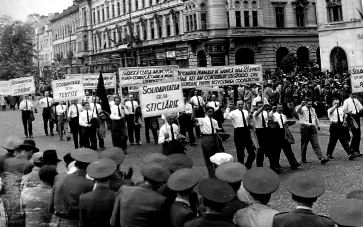 Miting de susținere a naționalizării FOTO: Arhivă