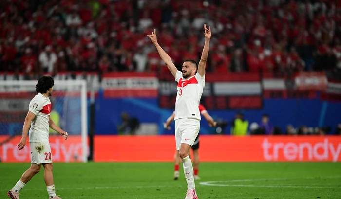Demiral, suspendat de UEFA după meciul cu Austria. Foto Profimedia