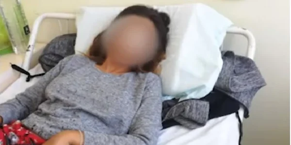 Tânără din Drăgăşani bătută de fostul iubit Foto captură video TV VL 1