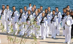 Festivități dedicate Zilei Marinei în Portul Militar Constanța. FOTO Inquam Photos / Costin Dincă