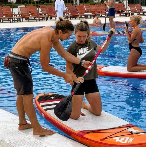 Tiberiu a antrenat-o pe Simona Halep