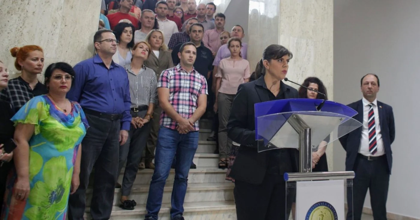 Laura Codruţa Koveşi demitere declaraţie de presă FOTO Inquam Photos Octav Ganea