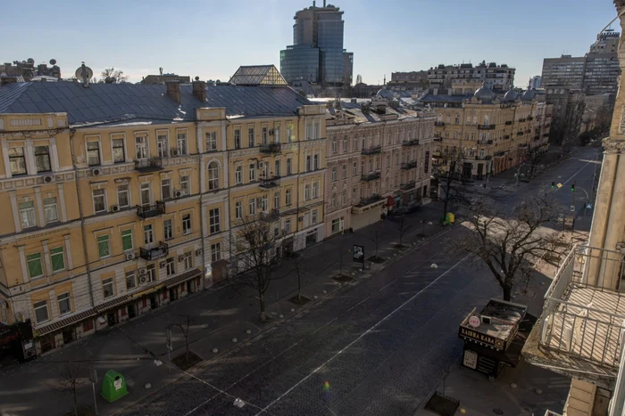 Străzile din Ucraina la declanșarea războiului FOTO Arhivă