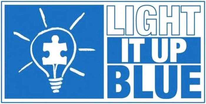 light it up blue logo