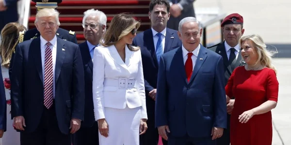 Donald Trump si Melania in Israel FOTO AFP 