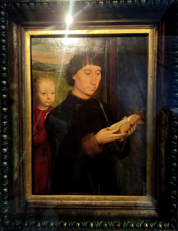 Portret de bărbat citind- Hans Memling FOTO Adevărul