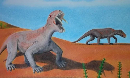 Gândul: Un DINOZAUR VEGETARIAN cu DINŢI DE 13 CENTIMETRI a fost descoperit în Brazilia jpeg