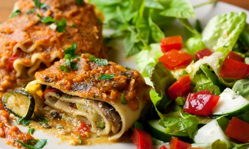 9519396   vegan lasagna rolls with a healthy side salad jpeg
