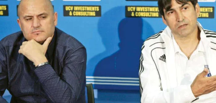 Adrian Mititelu (stânga) a acceptat toate condiţiile lui Victor Piţurcă pentru a-l convinge pe acesta să vină în Bănie