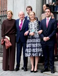 Regele Juan Carlos cu fiicele Infanta Cristina si Infanta Elena si nepotii Juan Valentin Urdangarin, Felipe Juan Froilan si Victoria Federica de Marichalar   GettyImages 2143422506 jpg