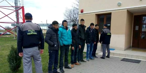 Migranţi marocani FOTO Poliţia de Frontieră Timişoara
