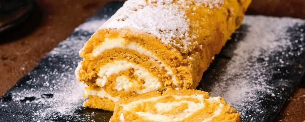 rulada de dovleac cu crema de branza jpg
