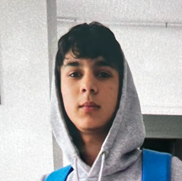   Radu Elisei Iosif, băiatul de 15 ani, implicat în dosarul „Șacalul”. FOTO: IPJ Constanța