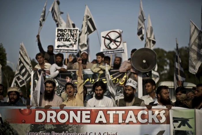 Pakistan protest drone FOTO AP