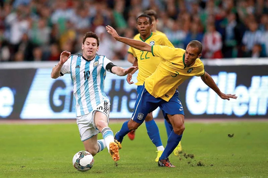 
    Messi va lipsi  din meciul de azi,  cu BraziliaFoto: Gettyimages  