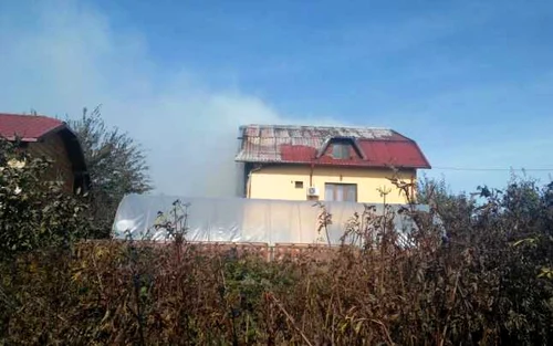 Incendiu vilă Moreni