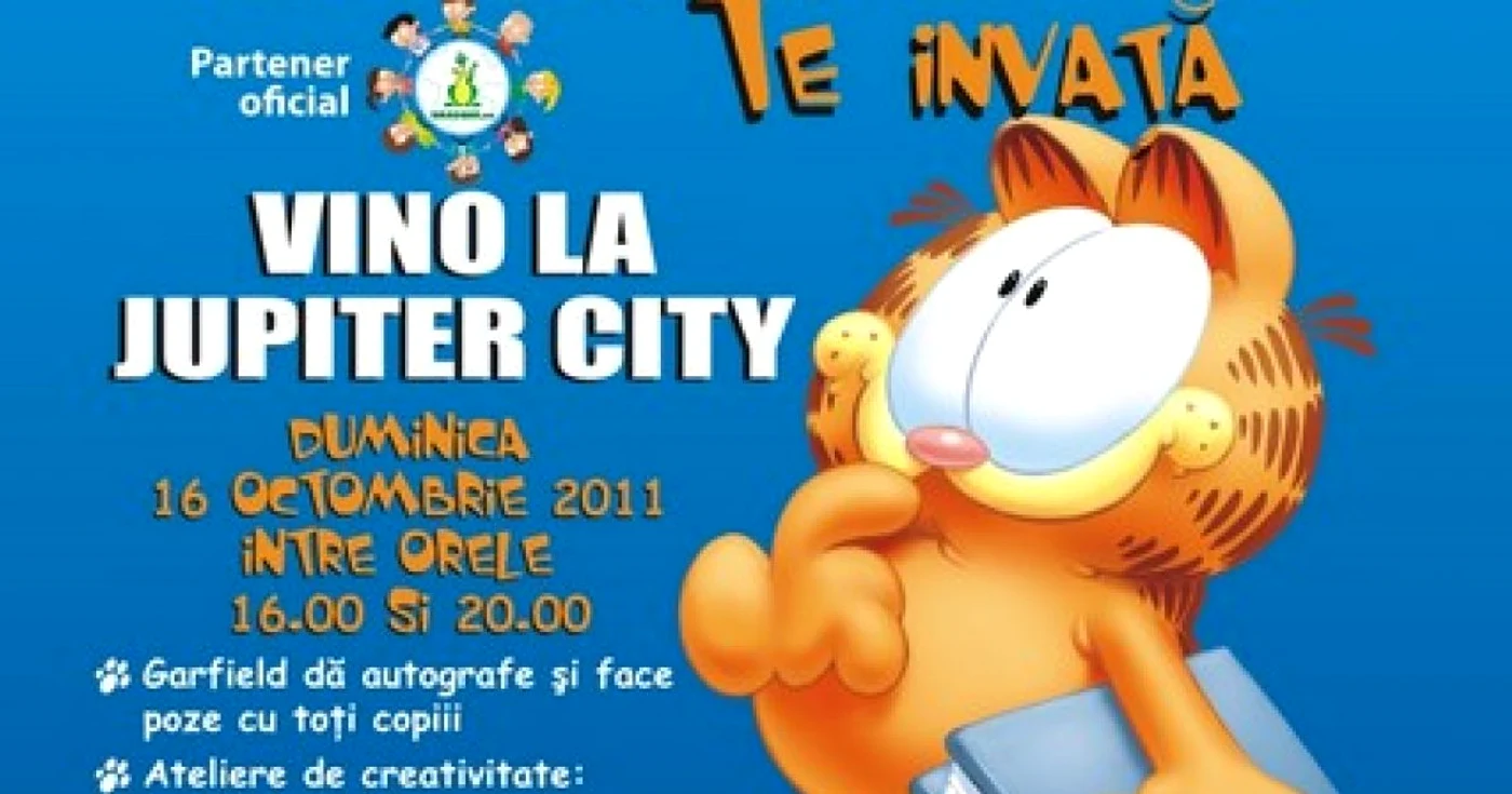 Garfield aduce jocuri şi premii la Jupiter City