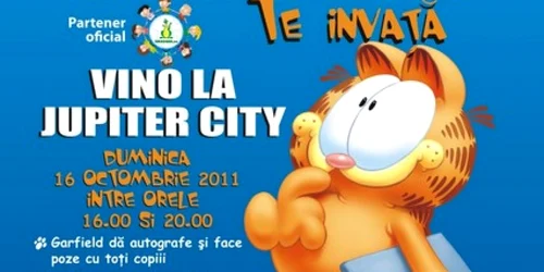 Garfield aduce jocuri şi premii la Jupiter City