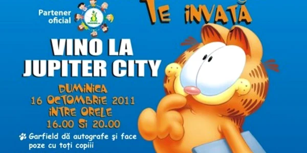 Garfield aduce jocuri şi premii la Jupiter City